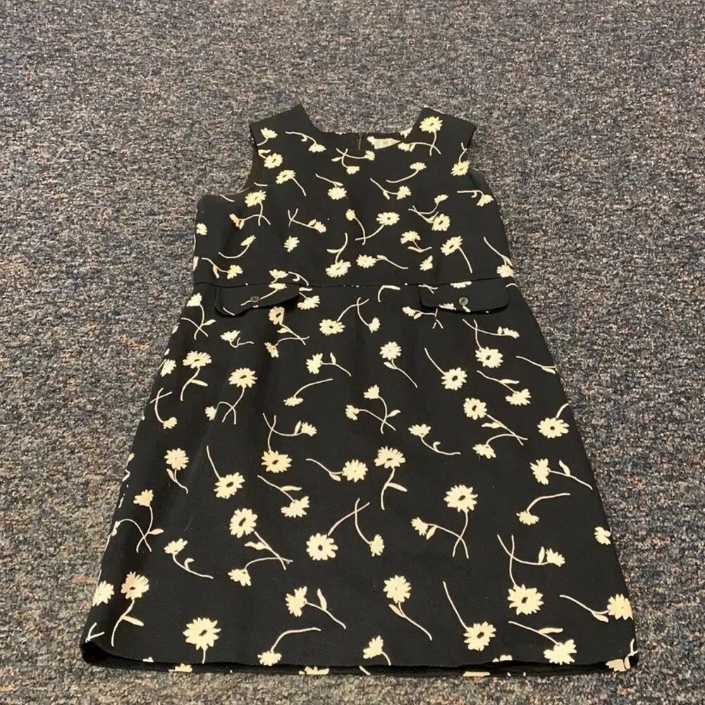LT Sport Black Textured Floral Dress sz. 10